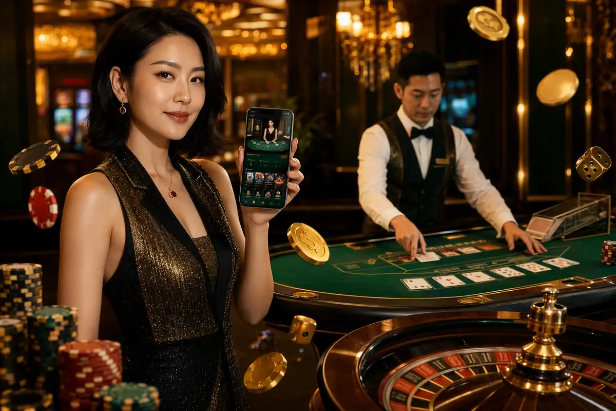 mbislot Casino meja baccarat dealer langsung
